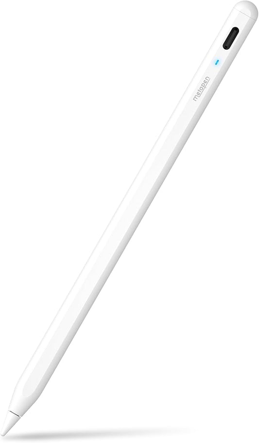 Metapen A8 Stift für Apple iPad mit 2X Schnellladung, Neigungssensitivität und Palm Rejection für iPad Pro/Air/Mini – APP152
