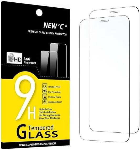 NEW'C 2x Panzerglas für iPhone 12/12 Pro (6,1 Zoll) 9H Härte HD Displayschutzfolie 0,33mm Ultraklar – 2021