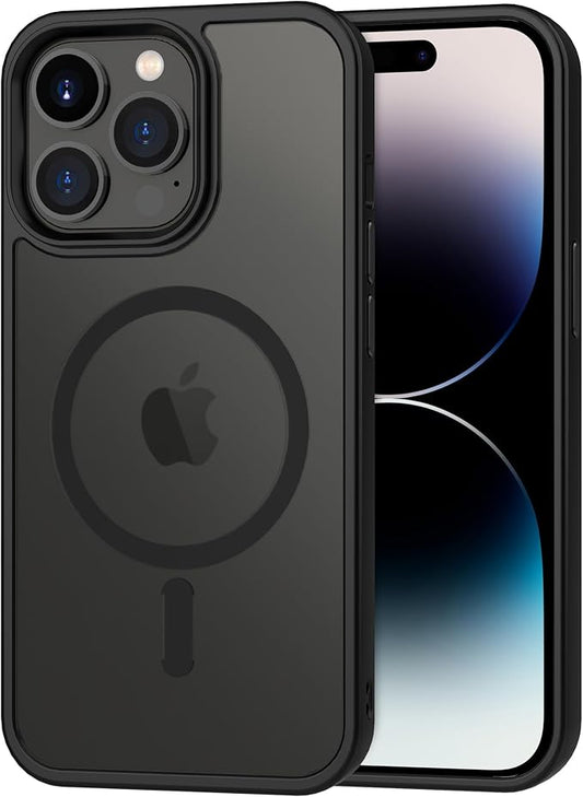CACOE für iPhone 14 Pro Hülle mit Kameraschutz, MagSafe kompatibel, stoßfest & magnetisch – 03PGIP14P