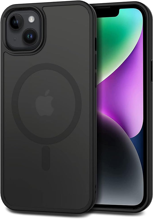 CACOE für iPhone 13/14 Hülle mit Kameraschutz, MagSafe kompatibel, stoßfest und magnetisch – 03PGIP1314