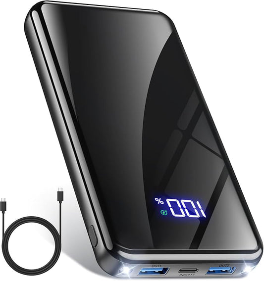 YILANS Power Bank 20000mAh mit 22,5W Schnellladung USB-C PD3.0 QC4.0, LED Display & Taschenlampe, kompatibel mit iPhone Samsung