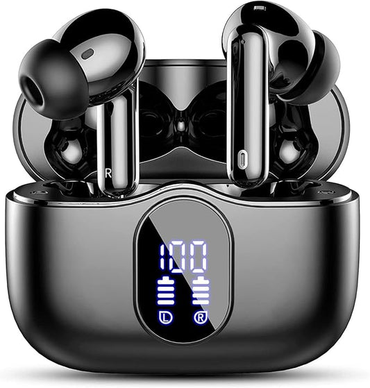 Nein Auslaufartikel (Produktion durch Bluetooth Kopfhörer Kabellos 5.3 Sport In Ear mit 40h Spielzeit, ENC, LED-Anzeige, 4 Mikrofone
