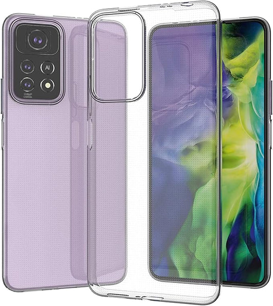 Oprimio Kristallklar Hülle für Xiaomi Redmi Note 11 Pro 4G/5G 2022 - Ultra Dünn & Transparent
