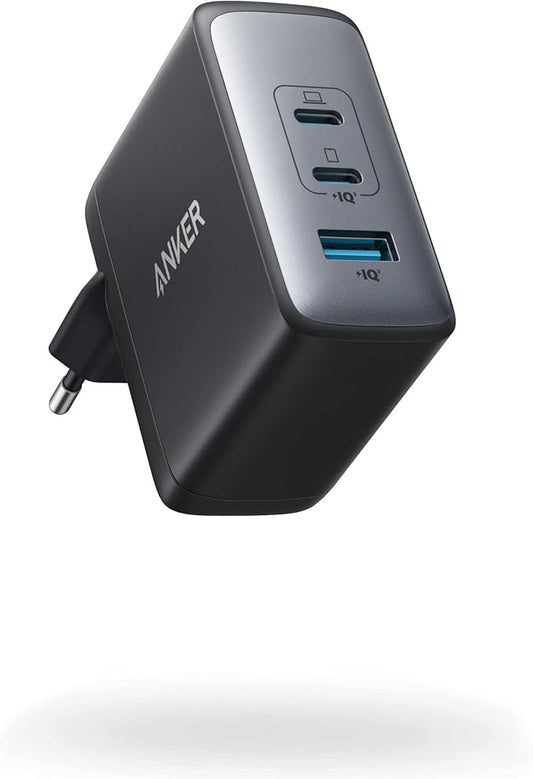 Anker 736 Charger (Nano II 100W) USB-C Netzteil 100W Schnellladegerät 3-Port für MacBook Pro/Air, iPad Pro, iPhone 15/Pro, Galaxy S22