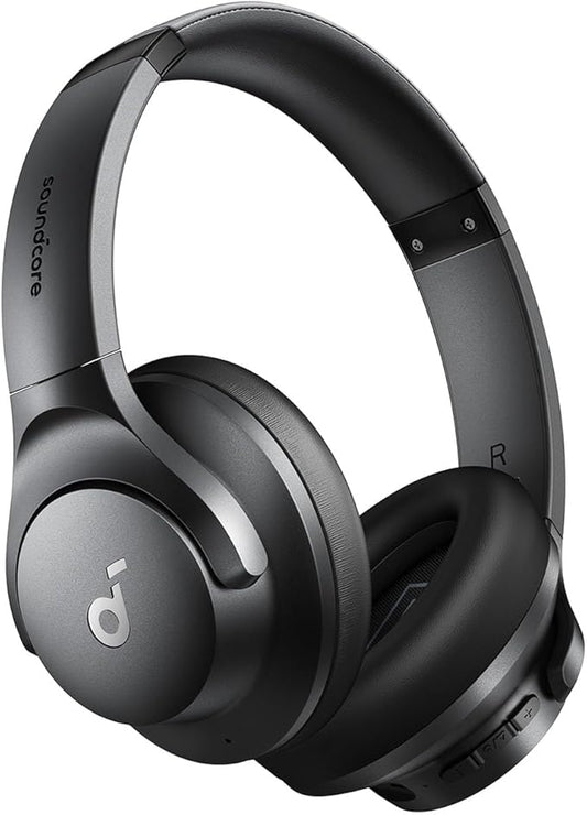 Anker Soundcore Q20i kabellose Bluetooth Over-Ear-Kopfhörer mit Hybrid ANC, 40h Spielzeit, Hi-Res Audio, App-Personalisierung, Schwarz