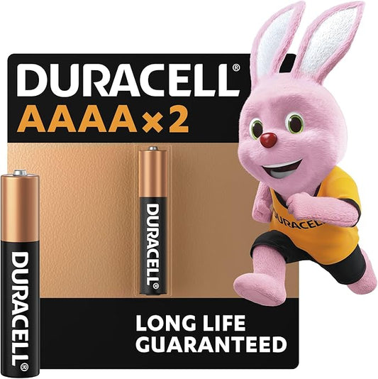 Nein Auslaufartikel (Produktion durch Duracell AAAA Alkaline Batterien 1,5 V 2er-Pack (LR8D425) für Digitalstifte, medizinische Geräte & Stirnlampen