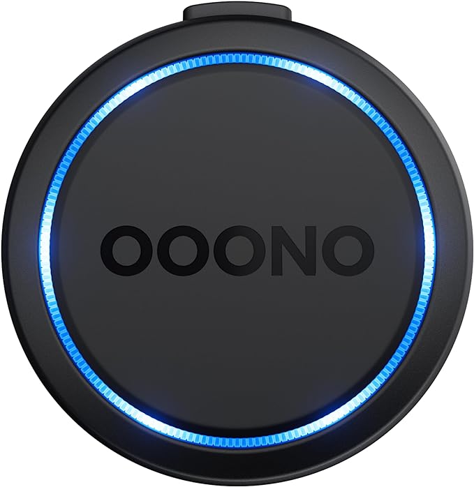OOONO CO-Driver NO2 2025 - Warnsystem für Tempo-Kontrollen & Gefahrenstellen - LED-Anzeige - CarPlay & Android Auto kompatibel - wiederaufla
